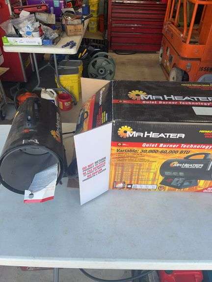 Mr. Heater Portable Propane Forced Air Heater, 30,000-60,000 BTU