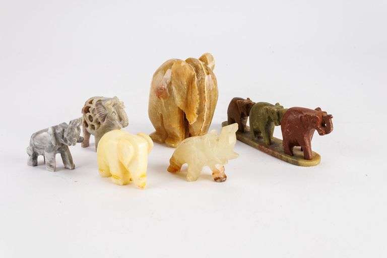 Herd of Stone Elephants