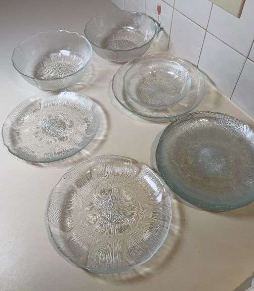 Glass Platers and Bowls
