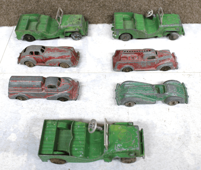 Manoil Die-Cast Toy Cars and Jeeps