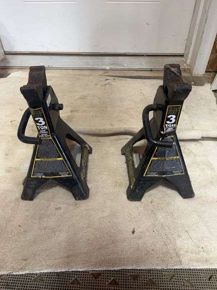 Black Jack 3-Ton Steel Jack Stands, Pair