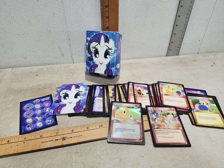2015 My Little Pony 59 Card Game W/Plastic Case