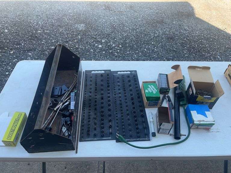 Tools, Hardware, and Accessories with Storage Tray