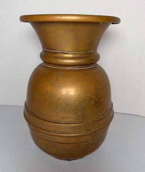 Antique Brass Spittoon