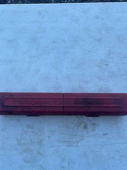 Snap-on Torque Wrench with Red Plastic Case