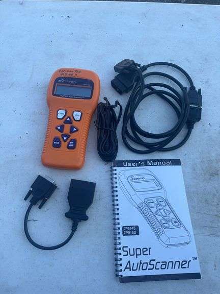 Actron CP9145 Super AutoScanner Diagnostic Tool with Cables and Manual