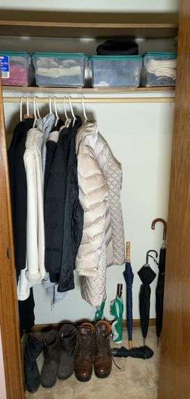 Closet Items, Coats, Boots, Umbrellas & More, Includes Kenneth Cole, LL Bean & More