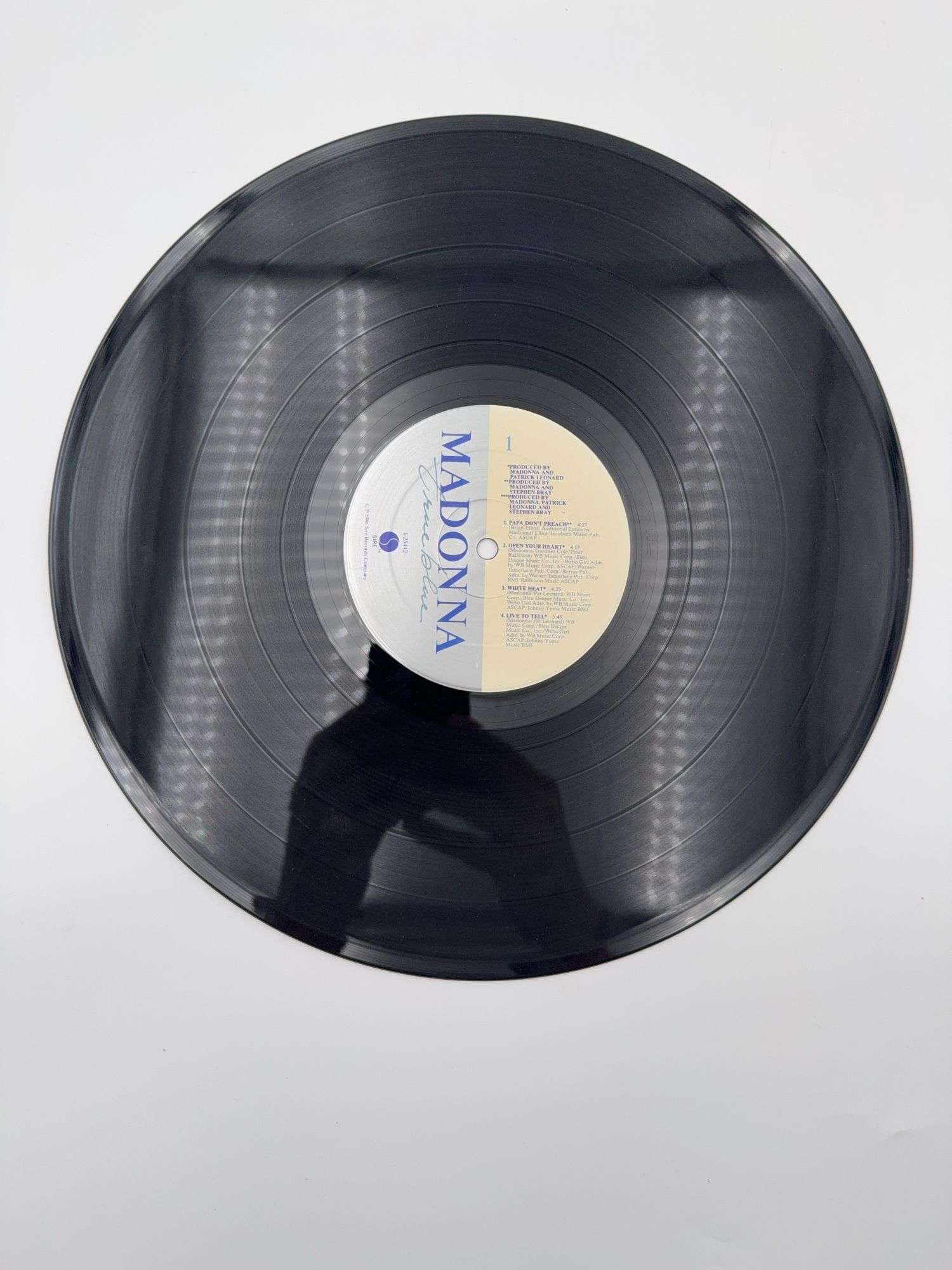 Vintage 1986 Madonna True Blue LP Album - Auction Ohio