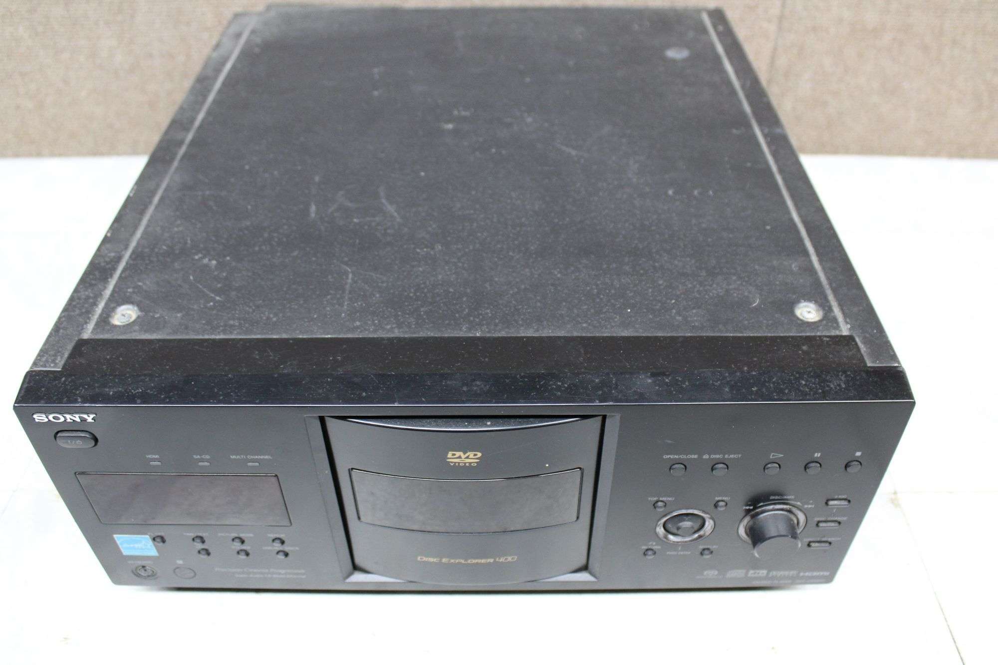 Sony 400-Disc CD/DVD Player - Auction Ohio