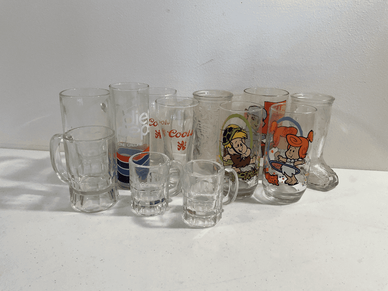 Assorted Vintage Advertising & Collectible Glassware (12 Pieces)