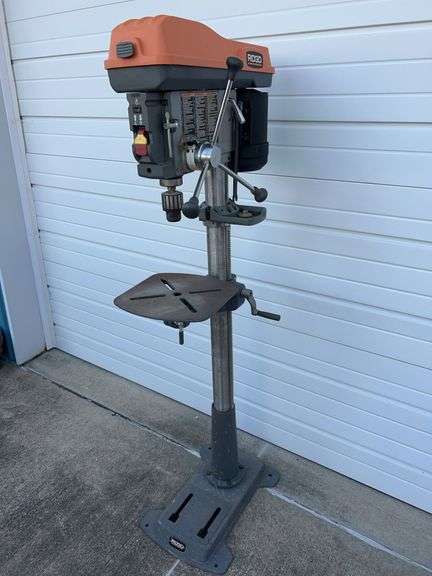 Rigid DP15501 Upright Drill Press, 64" Tall, 1/2HP, Adj. Speed, 300-3100rpm, Recon, Lightly Used