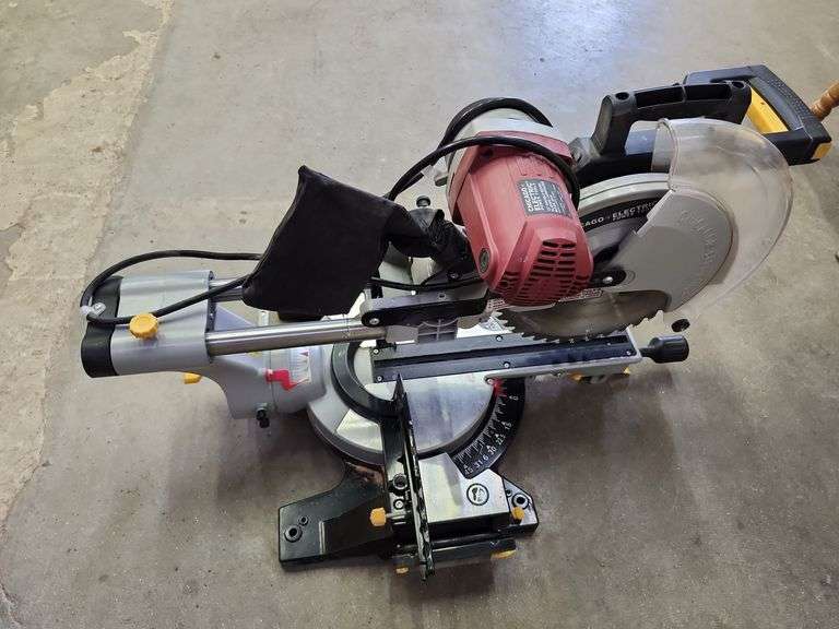 Chicago Electric Power Tools 12" Double-Bevel Compond Miter Saw W/Laser Guide, Tested Works
