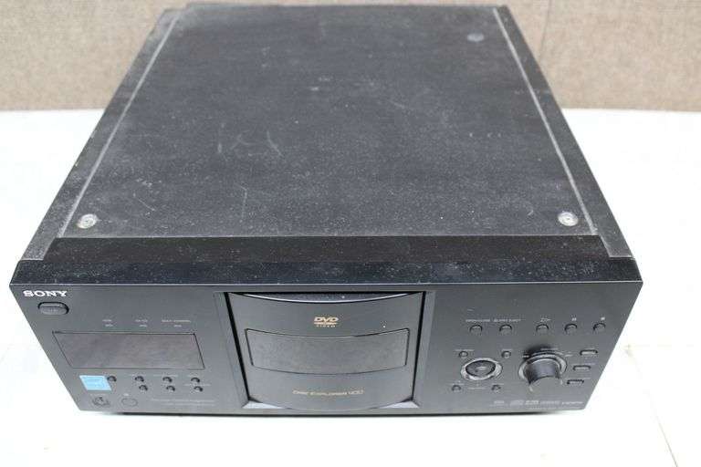 Sony 400-Disc CD/DVD Player - Auction Ohio