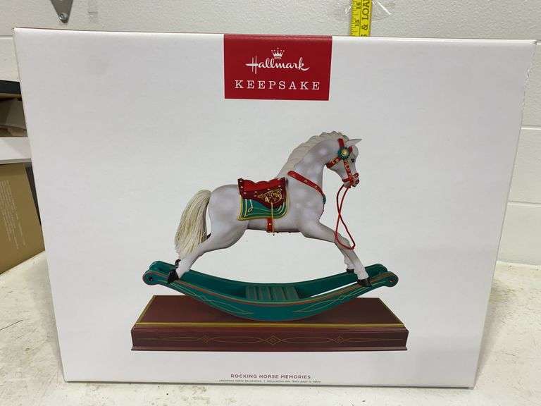 Hallmark Keepsake "Rocking Horse Memories" Tabletop Christmas Decoration - New in Box