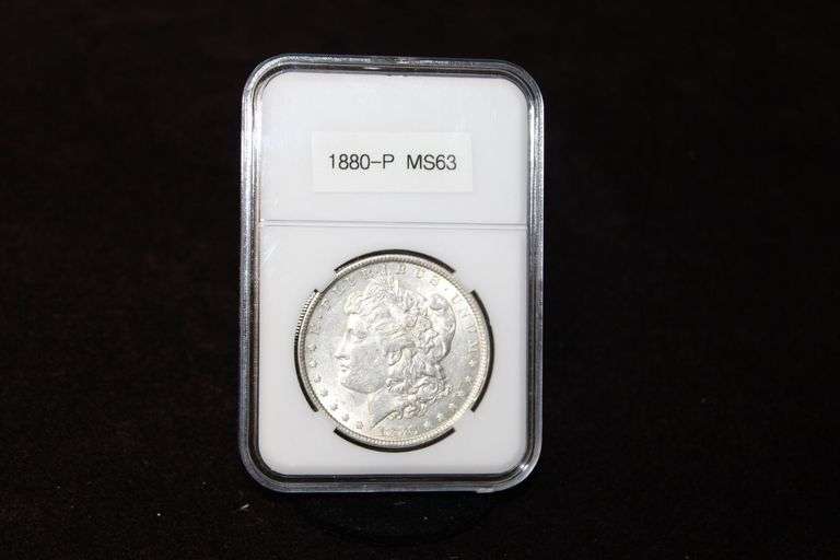 1880-P Silver Morgan Dollar