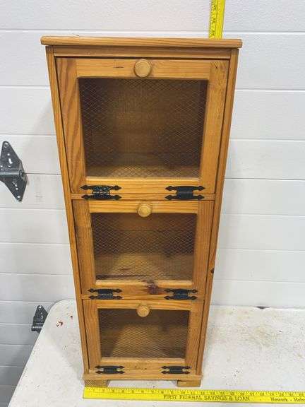 Wooden Multi-Tier Potato and Onion Storage Bin