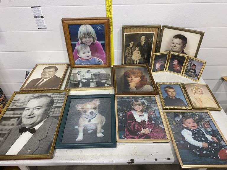 assorted picture frames