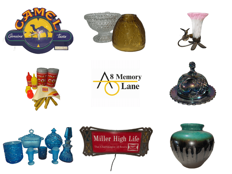 Vintage Signs, Maitland-Smith, Pottery, Glassware, & Collectibles