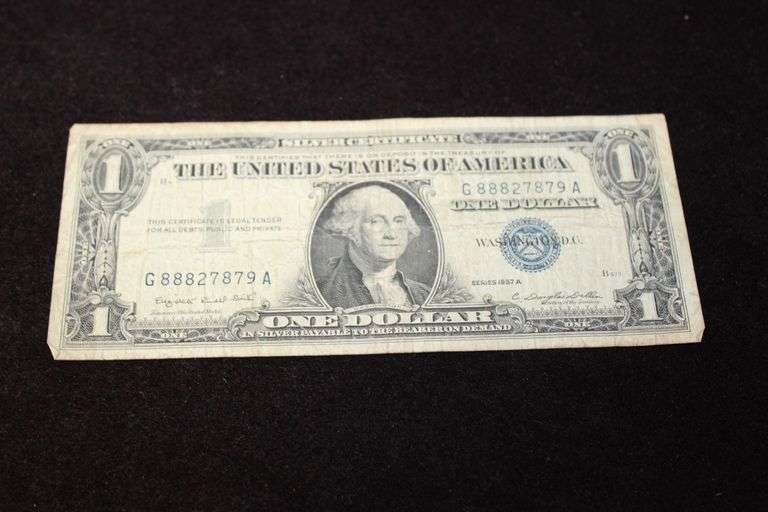 1957A Once Dollar Silver Certificate