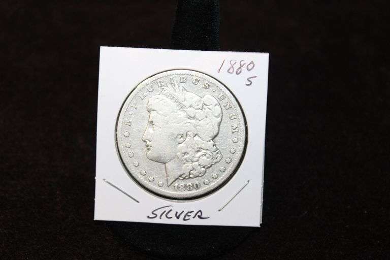 1880-S Silver Morgan Dollar