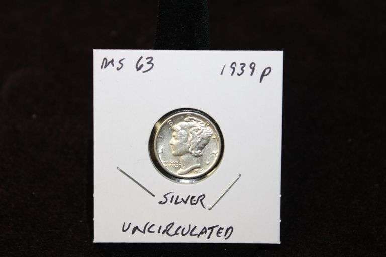 1939-P Mercury Dime