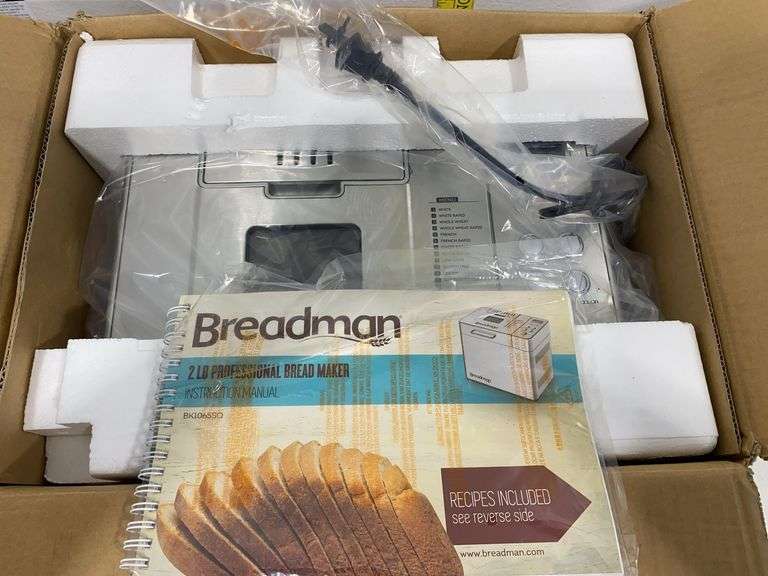 Breadman 2 Lb. Professional Bread Maker.