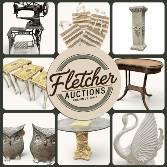 Vintage & Antique Home Decor, Chandeliers, Glassware & Framed Art