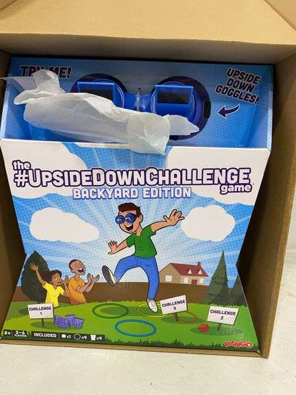 The #UpsideDownChallenge Game - Backyard Edition.