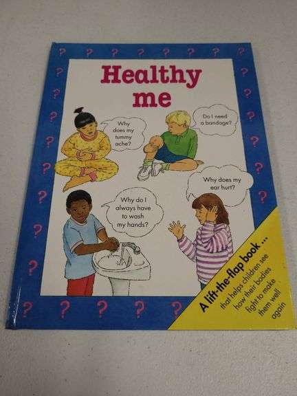 Healthy Me: A Lift-the-Flap Body Book by Angela Royston, 1995, Barron's Educational Series, 11" x 9"