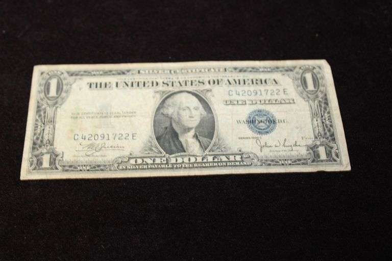 1935C Once Dollar Silver Certificate