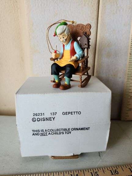 Christmas Magic Disney Gepetto Ornament