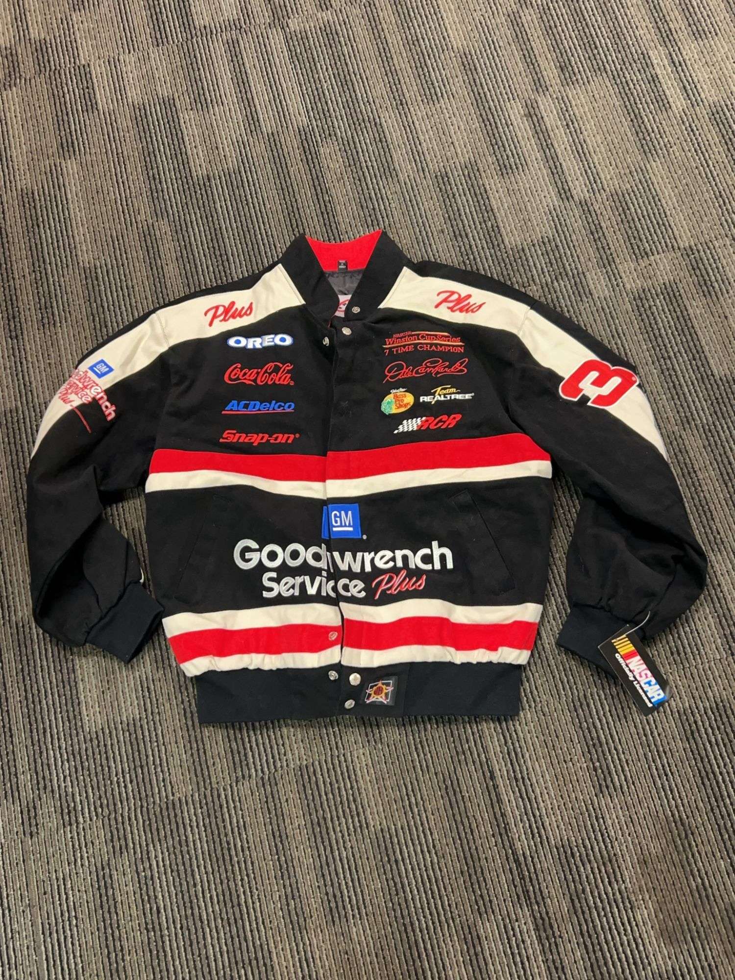 レアGoodwrench Service Plus レーシングジャケット Chase Authentics Dale Earnhardt GM Goodwrench Service Plus Racing