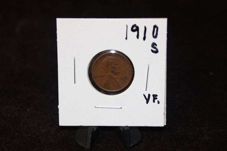 1910-S U.S. Lincoln Wheat Cent