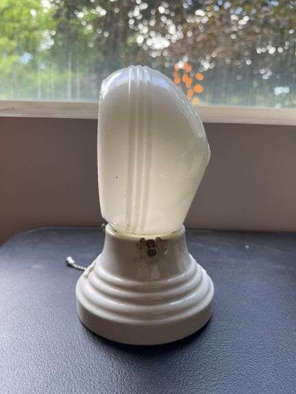 Vintage Milk Glass Light