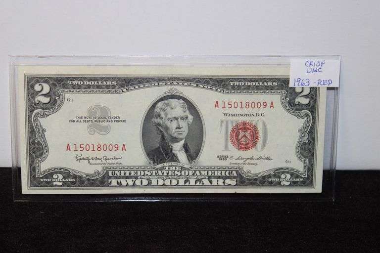1963 U.S. Two Dollar Note