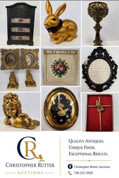 Vintage Boutique Closing Crooksville. Brass Decor, decorative mirrors, vintage frames, and more. 