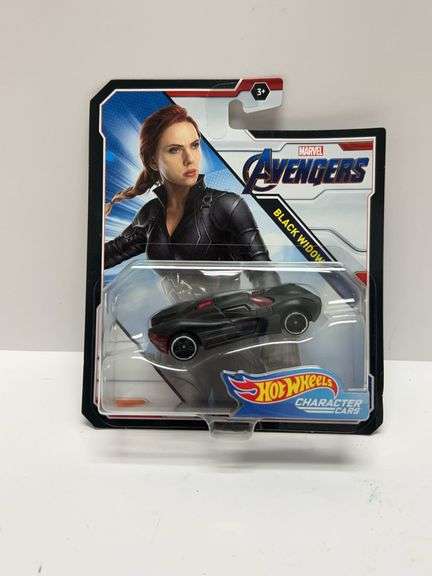 Hot Wheels Marvel Avengers Black Widow Character Car in Sealed Package, Mattel 2019 BDM71-GFN18 US R