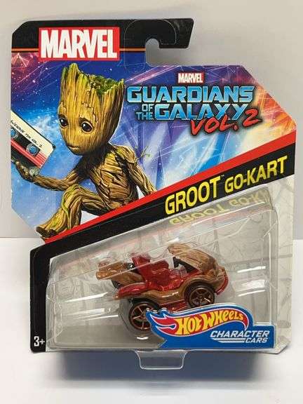 Hot Wheels Marvel Guardians of the Galaxy Vol. 2 Groot Go-Kart Character Car, Mattel 2016, Unopened 
