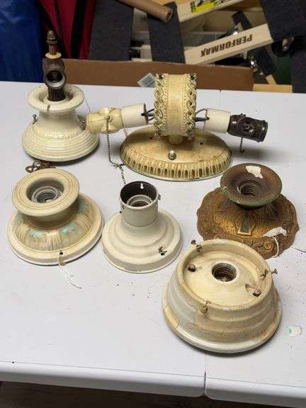 Vintage Lamp Bases & Lighting Hardware