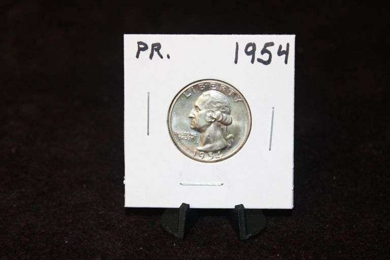 1954 U.S. Washington Silver Proof Quarter
