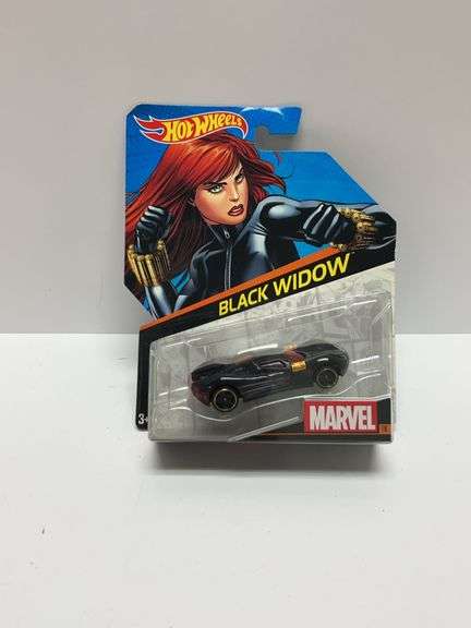 Hot Wheels Marvel Black Widow Diecast Car 18 in Original Packaging by Mattel 2019 Release USA Carded