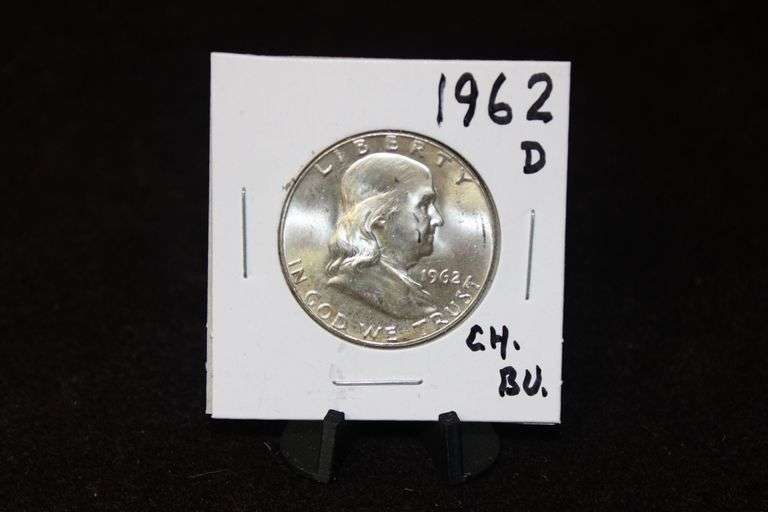1962-D U.S. Franklin Silver Half Dollar