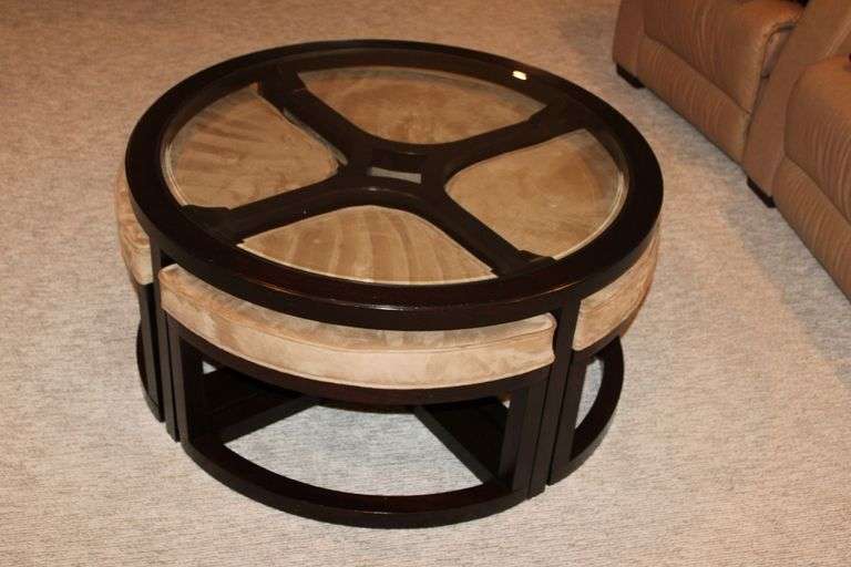 Coffee Table & Ottoman Set