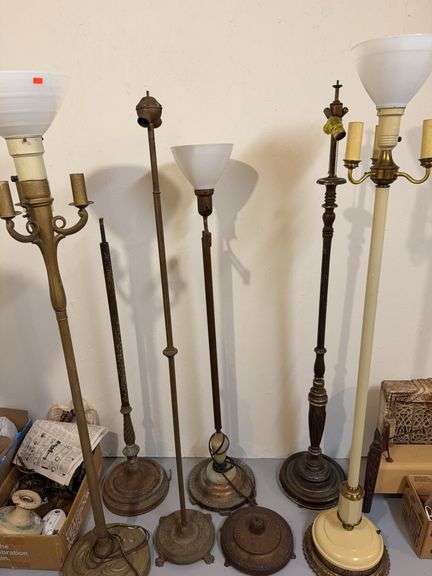 Group of Vintage & Antique Floor Lamps