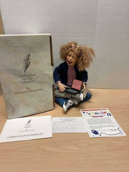 Webbie Debbie "Debbie's Webbies" Doll Richard Simmons Collection Of The Masters 3678/10000 COA Box