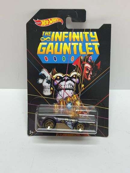 Hot Wheels Marvel Infinity Gauntlet Horseplay Die-Cast Car Featuring Thanos Artwork MOC FKD48 2016 R