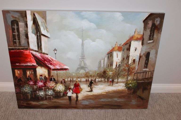 Paris Street Canvas