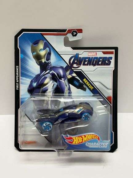 Hot Wheels Marvel Avengers Rescue Character Car, First Appearance Edition, Mattel, Sealed, FYJ19 (20