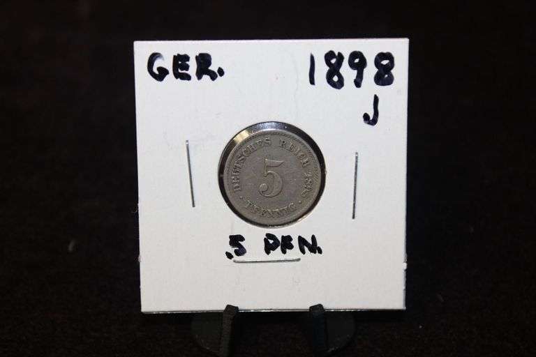 1898-J Germany Five Pfennig
