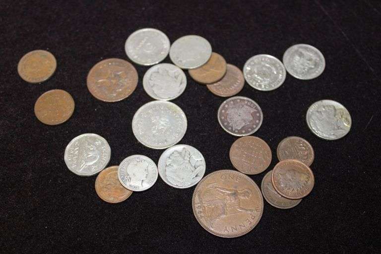 22 U.S. & Foreign Coins